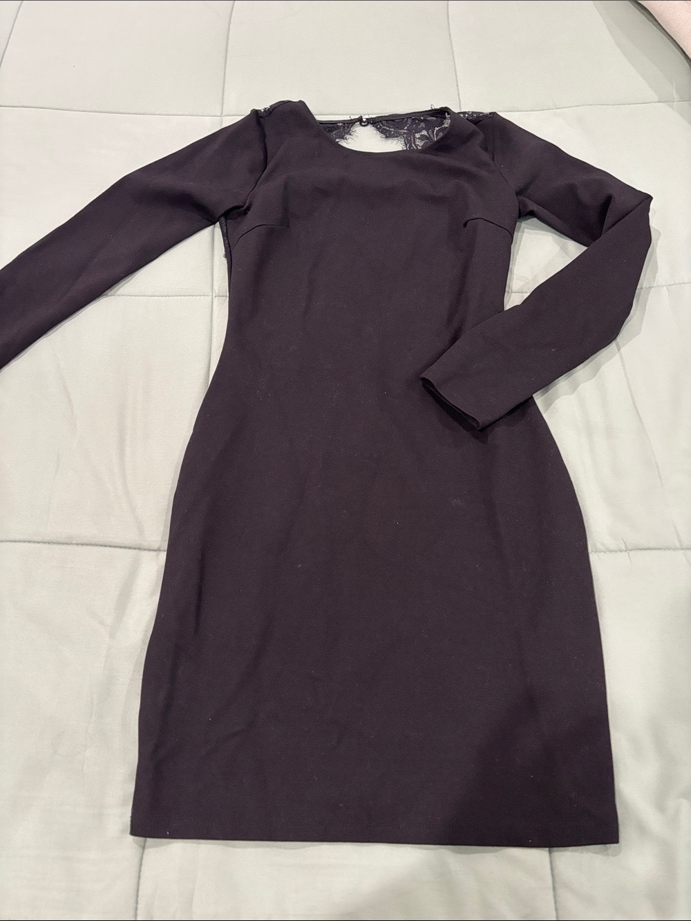 Lulu’s Black Bodycon Lace Dress